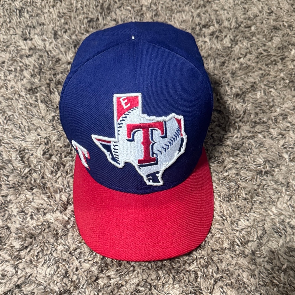 Texas Rangers Blue and Red Baseball Cap